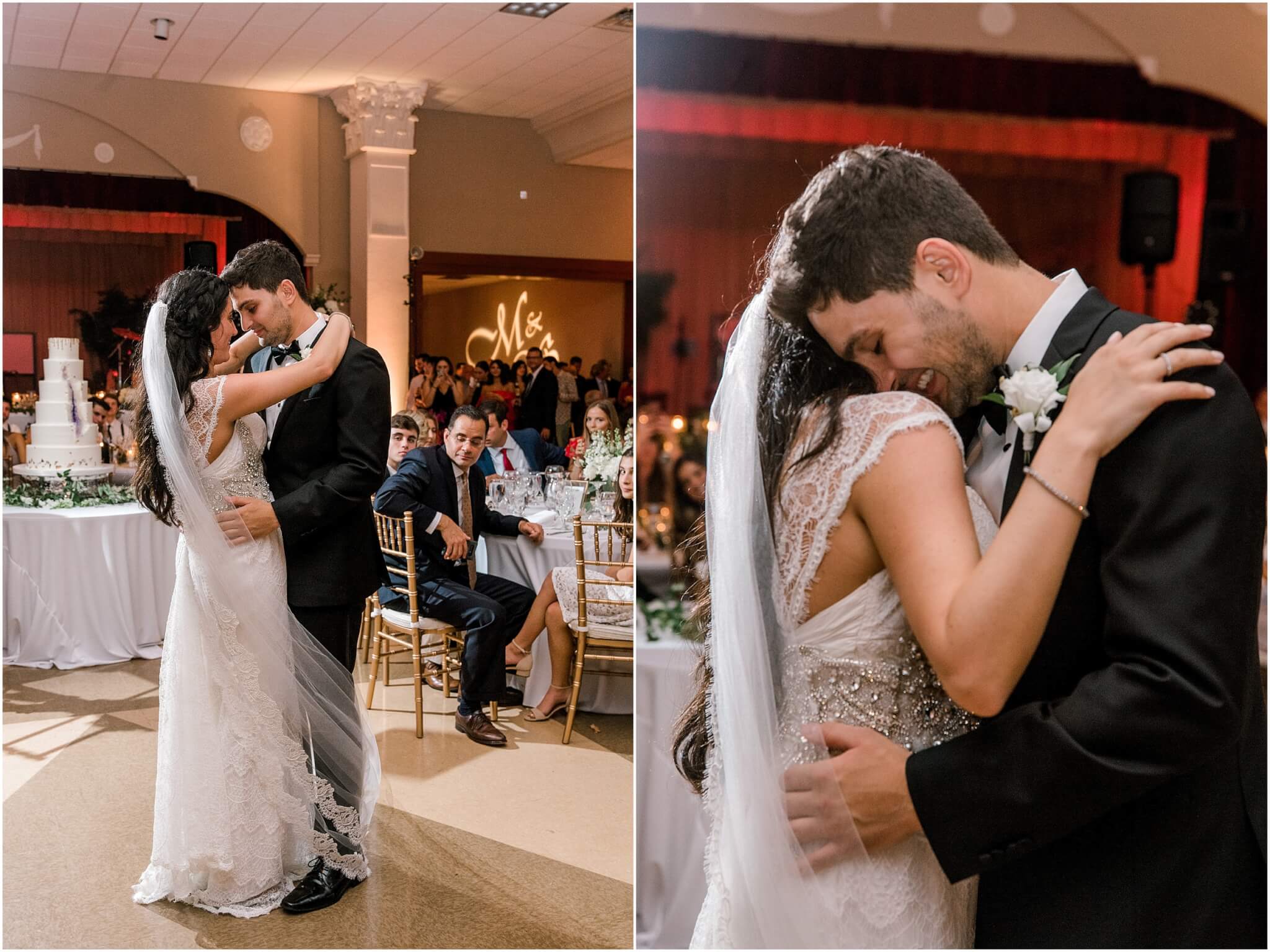 First dance as husband and wife Greek wedding