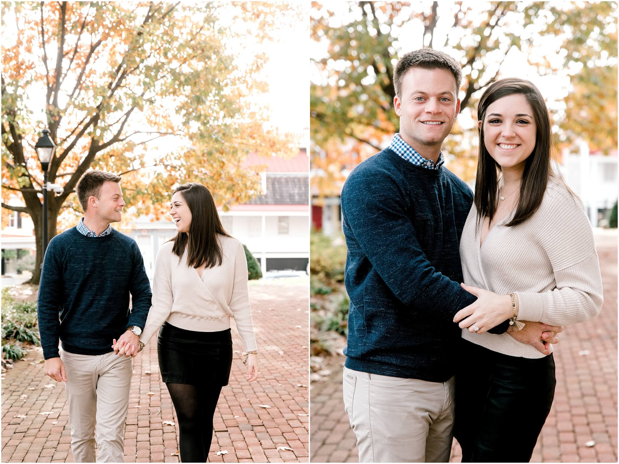 annapolis fall engagement session 