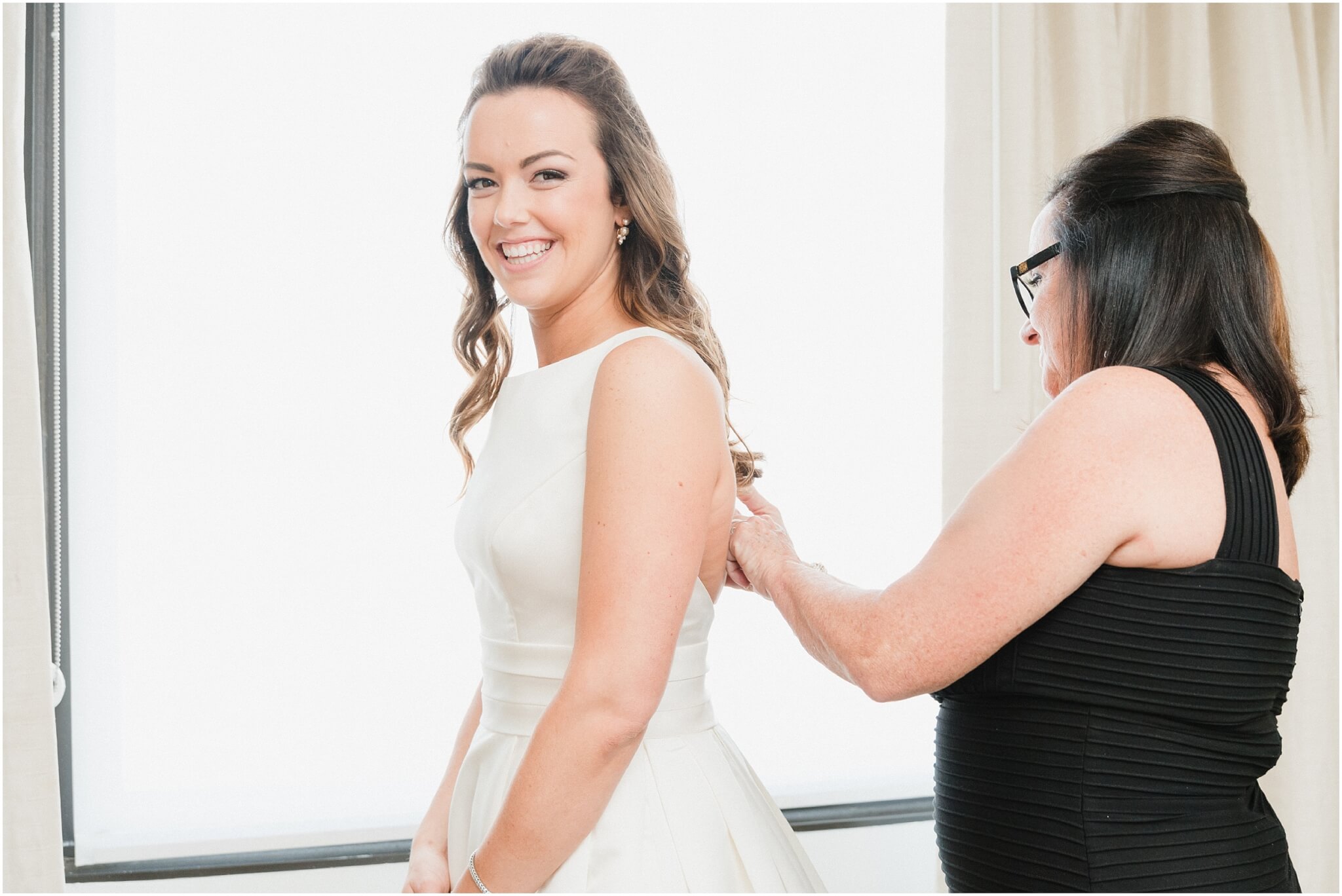 bride getting ready in raleigh nc