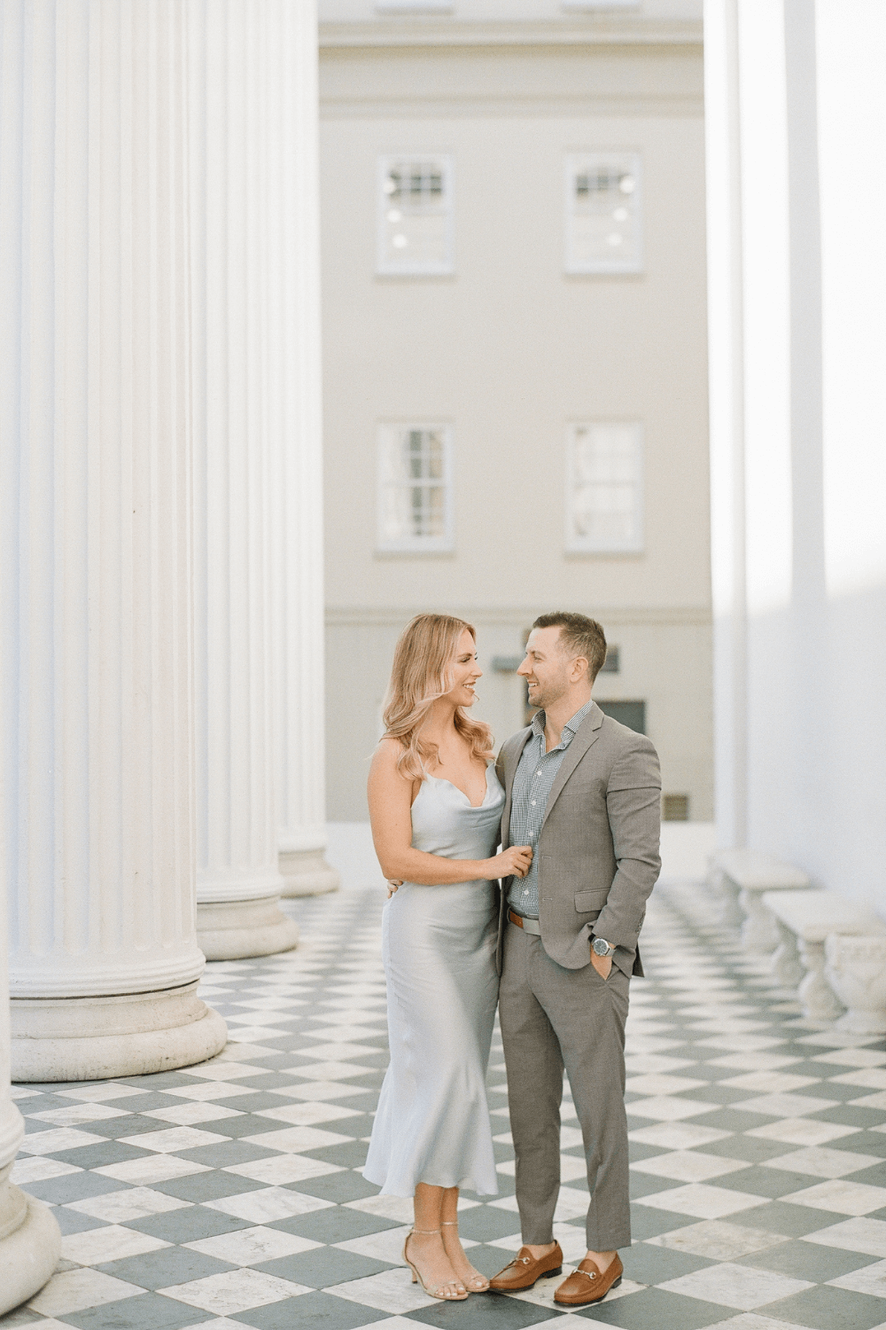 Engagement photos in Charleston